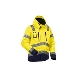 Blakläder Warnschutz-Funktionsjacke, gelb / marineblau, Unisex-Größe: L