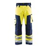 Blakläder Warnschutz-Bundhose, gelb / marineblau, Konfektionsgröße 60