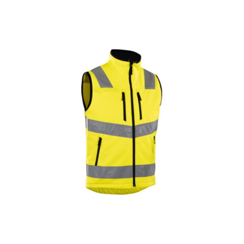 Blakläder Warnschutz-Softshell-Weste, gelb, Unisex-Größe: M