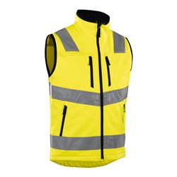 Blakläder Warnschutz-Softshell-Weste, gelb, Unisex-Größe: 2XL