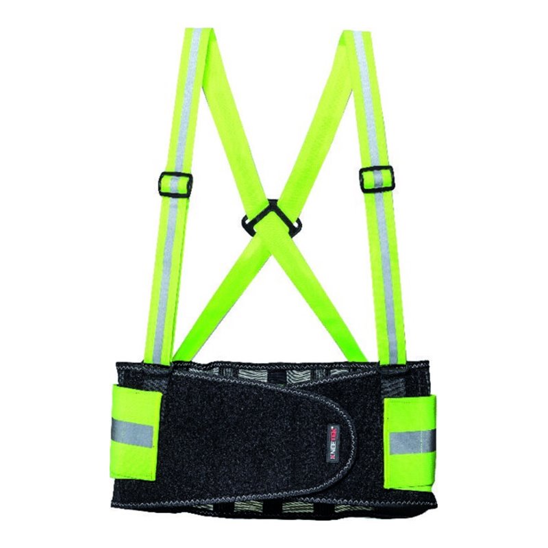 Kneetek Rückenstützgurt High-Vis, gelb, Typ: L