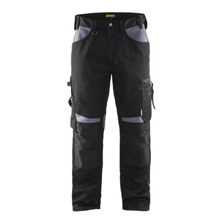 Blakläder Bundhose Handwerk, schwarz / grau, Konfektionsgröße 26