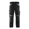 Blakläder Bundhose Handwerk, schwarz / grau, Konfektionsgröße 26