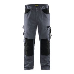 Blakläder Bundhose Handwerk, grau / schwarz, Konfektionsgröße 106