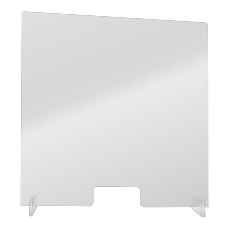 Eichner Hygieneschutzwand für Theken und Tresen, mit Durchreiche, groß