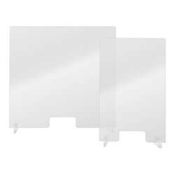 Eichner Hygieneschutzwand für Theken und Tresen, mit Durchreiche, groß