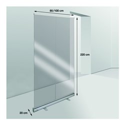Eichner Rollup, mobiler Hygieneschutz, groß