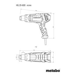 Metabo Heißluftgebläse HG 20-600 Karton