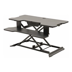 STIER Stehschreibtisch Konverter mit hydraulischer Höhenverstellung