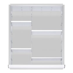 STIER Einteilungsset für Schubladen der Blendenhöhe 180-360mm 1xTrennwand, 4xTrennblech