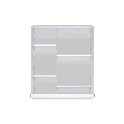 STIER Einteilungsset für Schubladen der Blendenhöhe 120-150mm 1xTrennwand, 4xTrennblech