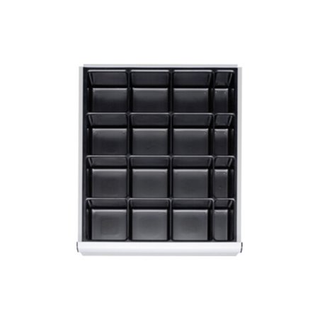 STIER Kleinteileeinsatz für Schubladen der Blendenhöhe 60-90mm