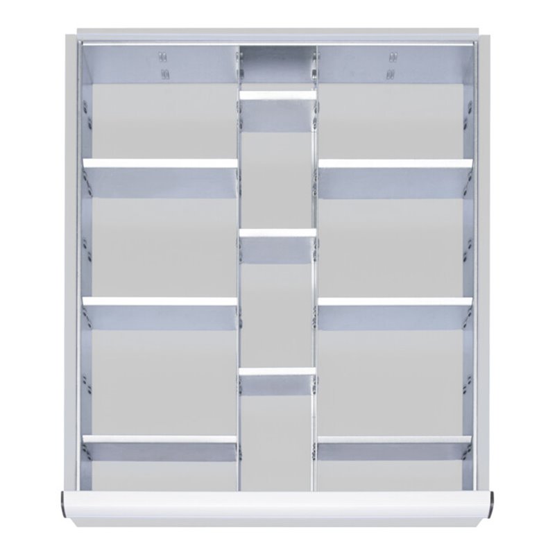 STIER Einteilungsset für Schubladen der Blendenhöhe 180-360mm 2x9 Trennwände