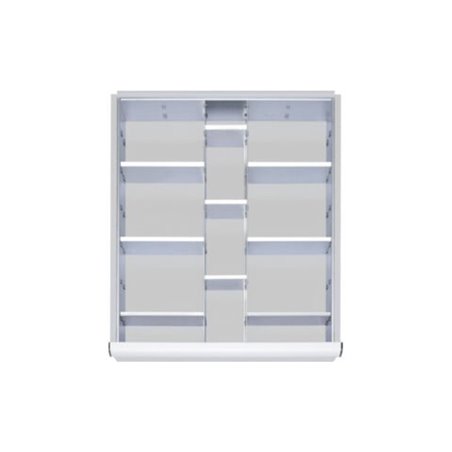 STIER Einteilungsset für Schubladen der Blendenhöhe 120-150mm 2x9 Trennwände