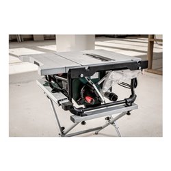 Metabo Set Tischkreissäge TS 254 M mit Untergestell TSU und Schiebeschlitten TS Karton