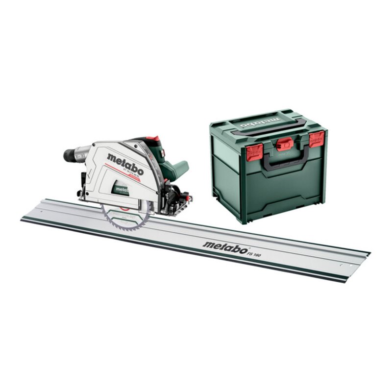 Metabo Akku-Tauchkreissäge KT 18 LTX 66 BL Set mit Führungsschiene FS 160 metaBOX 340