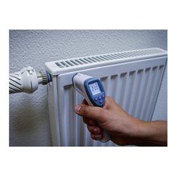 BGS Stirn-Fieber-Thermometer kontaktlos, Infrarot für Personen + Objekt-Messung 0 - 100°