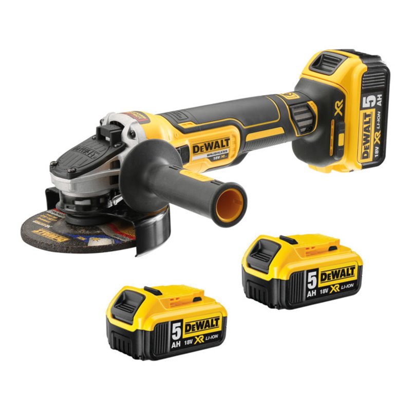 DEWALT Akku-Winkelschleifer DCG405P3-QW 125 mm 18 V