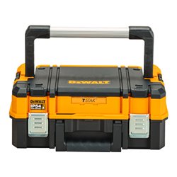 DEWALT TSTAK I Robuste und kompakte Werkzeugbox mit IP54 Schutz und Schaumstoffeinlage (27l Volumen)