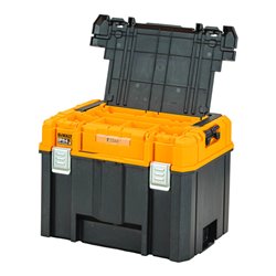 DEWALT TSTAK VII Tiefe Werkzeugbox mit IP54 Schutz für große Maschinen und Zubehör (44l Volumen)