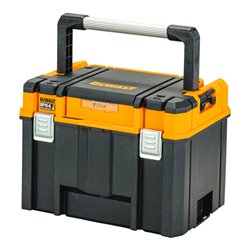 DEWALT TSTAK VII Tiefe Werkzeugbox mit IP54 Schutz für große Maschinen und Zubehör (44l Volumen)