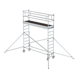 MUNK Rollgerüst mit Plattform im 2-m-Abstand und Ausleger