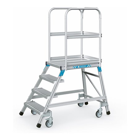 ZARGES Podesttreppe einseitig Gitter