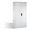 C+P Schwerlast-Werkzeugschrank mit Drehtüren, innen 4 Böden, H1950xB930xT600mm Front Lichtgrau Korpus Lichtgrau
