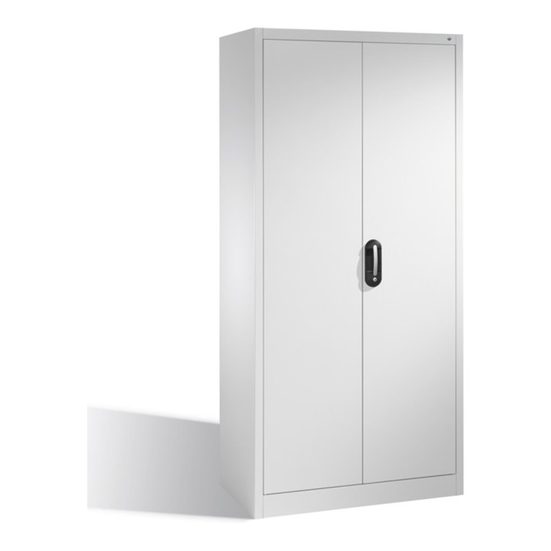 C+P Aktenschrank Acurado mit Drehtüren, 5 Ordnerhöhen, H1950xB930xT400mm Front Lichtgrau Korpus Lichtgrau
