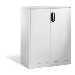 C+P Akten-Sideboard Acurado mit Drehtüren, 3 Ordnerhöhen, H1200xB930xT400mm Front Lichtgrau Korpus Lichtgrau