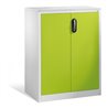 C+P Akten-Sideboard Acurado mit Drehtüren, 3 Ordnerhöhen, H1200xB930xT500mm Front Viridingrün Korpus Lichtgrau