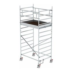 MUNK Rollgerüst mit Fahrbalken und Doppel-Plattform