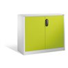 C+P Akten-Sideboard Acurado mit Drehtüren, 2 Ordnerhöhen, H1000xB1200xT400mm Front Viridingrün Korpus Lichtgrau