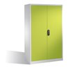 C+P Aktenschrank Acurado mit Drehtüren, 5 Ordnerhöhen, H1950xB1200xT600mm Front Viridingrün Korpus Lichtgrau