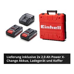 Einhell Professional Akku-Bohrschrauber TE-CD 18/50 Li BL (2x2,0Ah)