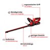Einhell Akku-Heckenschere GE-CH 1846 Li Kit (1x2,0Ah)