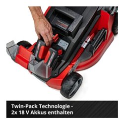Einhell Akku-Rasenmäher GE-CM 43 Li M Kit (2x4,0Ah)