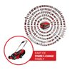 Einhell Akku-Rasenmäher GE-CM 18/30 Li (1x3,0Ah)