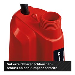 Einhell Akku-Klarwasserpumpe GE-SP 18 Li - Solo
