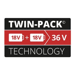 Einhell Akku 2x 18V 4,0Ah PXC-Twinpack