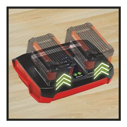 Einhell PXC-Ladegerät Power X-Twincharger 3A