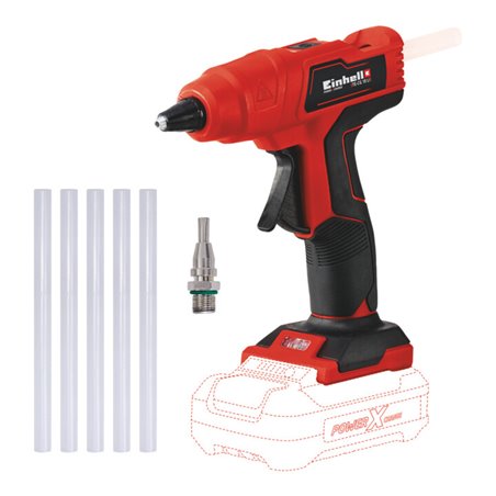 Einhell Akku-Heißklebepistole TE-CG 18 Li - Solo