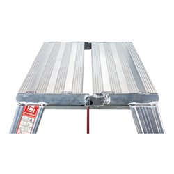 Euroline Alu-Stufenstehleiter breit Nr. 30581