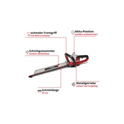 Einhell Akku-Heckenschere ARCURRA 18/55