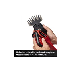 Einhell Akku-Gras- und Strauchschere GE-CG 18/100 Li T-Solo