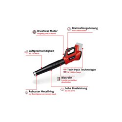 Einhell Professional Akku-Laubbläser GE-LB 36/210 Li E-Solo