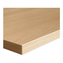 STIER Elektrisch höhenverstellbarer Steh-Tisch 80x60cm, Buche mel., 68-120cm