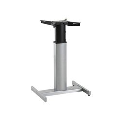 STIER Elektrisch höhenverstellbarer Steh-Tisch 80x60cm, Buche mel., 68-120cm