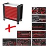 KS Tools Performanceplus Werkstattwagen-Satz P25 mit 564 Werkzeugen für 8 Schubladen