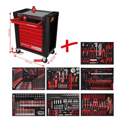 KS Tools Performanceplus Werkstattwagen-Satz P10 mit 397 Werkzeugen